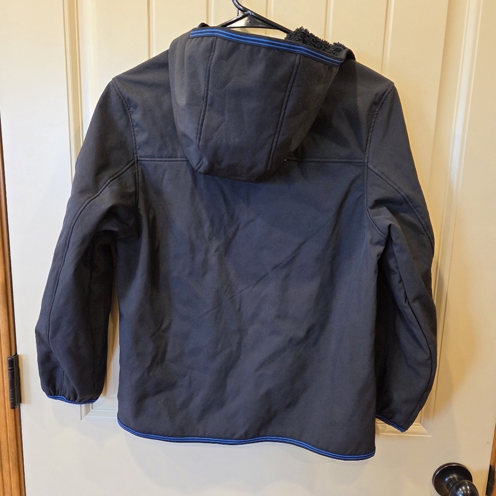 Gerry Boys Falcon Softshell Jacket - Black with Blue Trim - Size M (10/12) - Picture 8 of 9